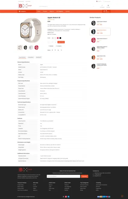 Product Details Page