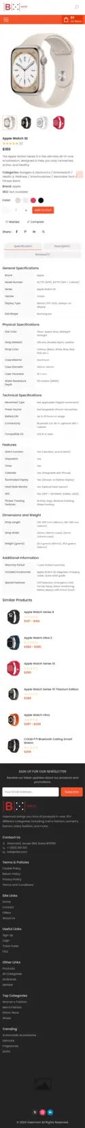 Product Details Page